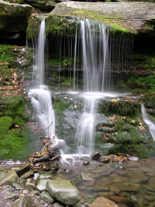 Waterfalls, Moving, Water, 050925-n8700, Trip to the Catskills (Day Three), Diamond, Notch, Falls, Trail, (LOC00104, NY)