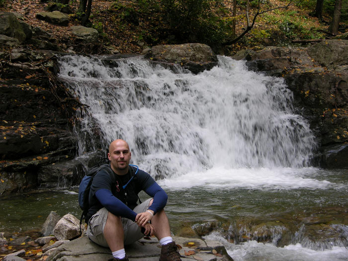 Me, Delaware Water Gap Recreation Area, Waterfalls, Moving, 051023-n8700