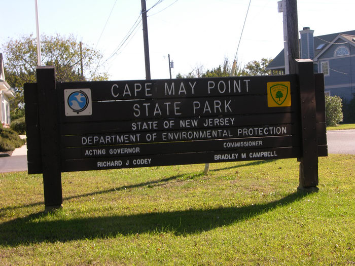 051031-n8700, Welcome, or, General, Signs, Cape, May, Point, State, Park