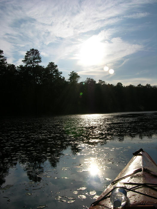 Sunsets, 051106-n8700, Water, Ponds, Lakes, General, Kayaking, Paddling, Boating, Prospertown Wildlife Managamenet Area (NJ)