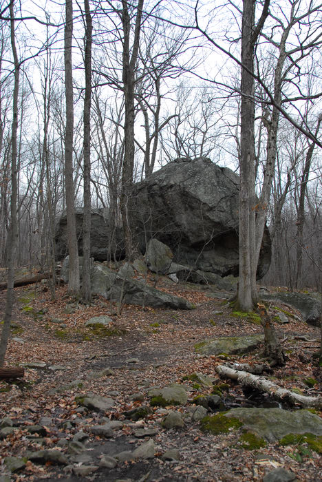 Tripod, Rock, Pyramid, Mountain, Natural, Historic, Area, (LOC00047, NJ, SP), Rocks, formations, Woods, Forest, h_q, Hiking