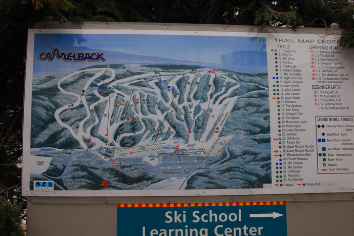 Miscellaneous, Signs, Skiing, Camelback, Ski, Resort, (LOC00124, PA)