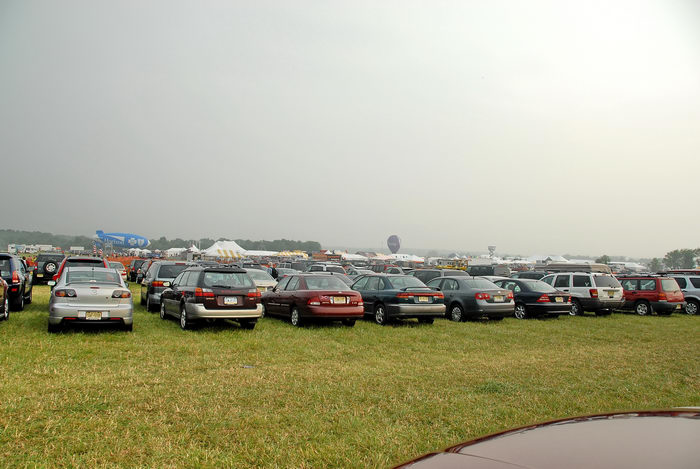 Quickcheck Balloon Festival, cars, parking
