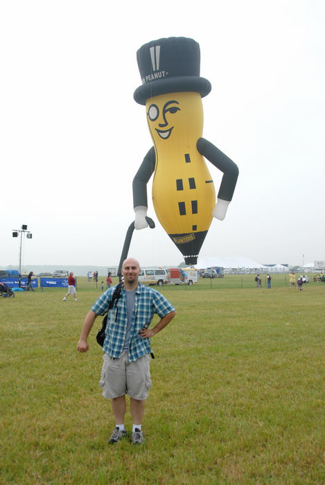 Jeff Conklin, Mr Peanut, Quickcheck Balloon Festival, hot air balloon