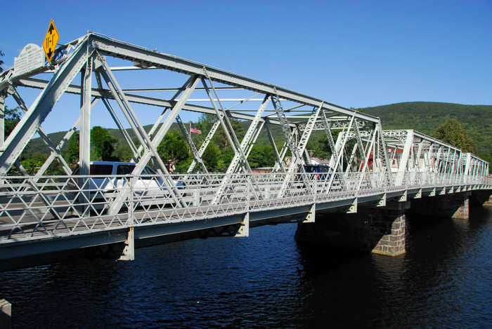 bridge, water