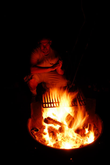 Jeff Conklin, campfire, fire, fire ring