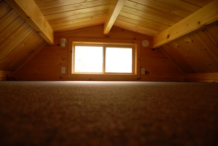 cabin, carpet, loft
