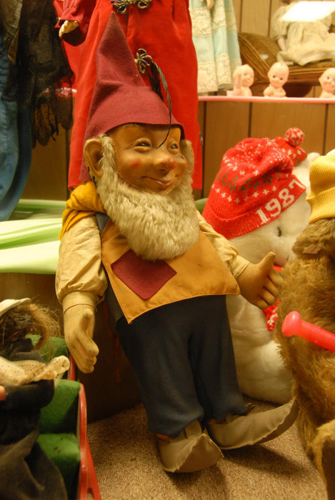 Gnome, dolls, exhibit