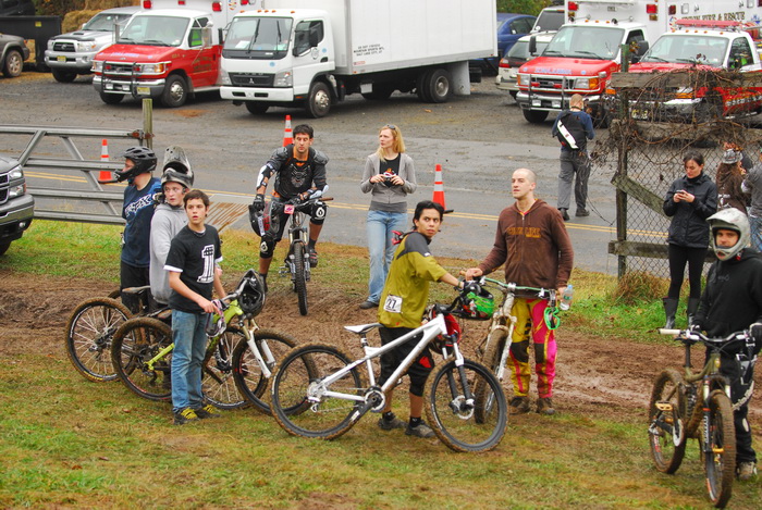 mountain bike, mountain bikers, mud, racing